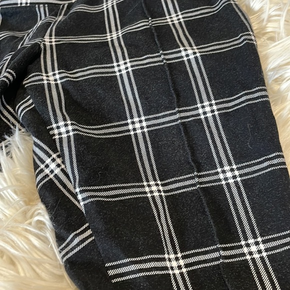 Old navy Stevie black white pinstripe plad plaid legging stretchy pants business - Picture 16 of 16